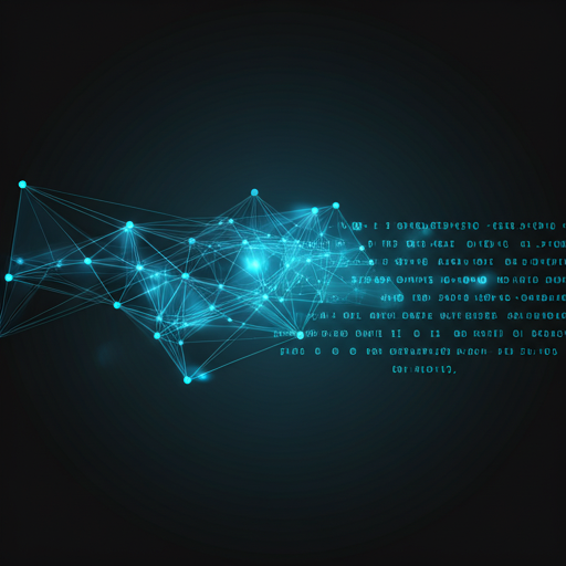 Abstract futuristic digital code pattern